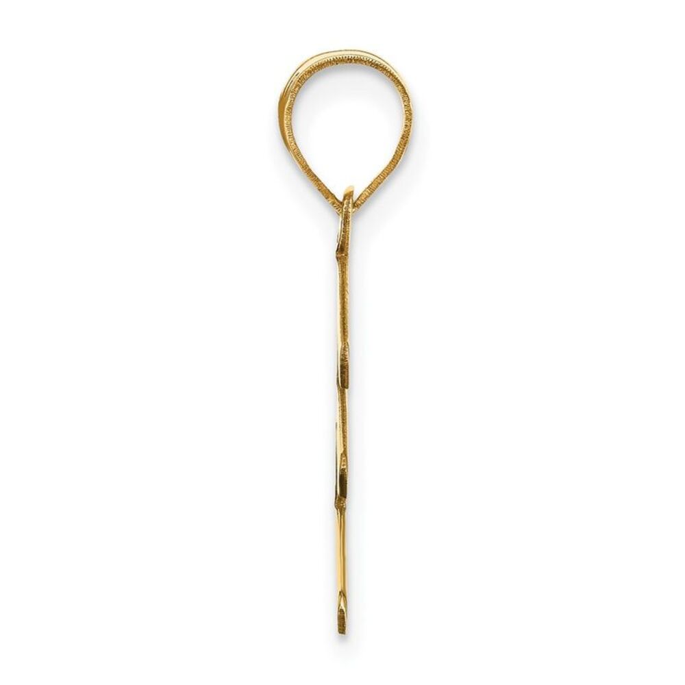 Kazi Luxury 14k Yellow Gold Polished Bubble Lette… - image 2